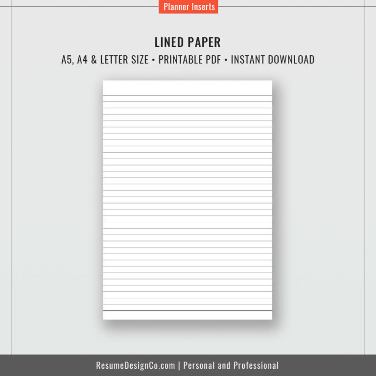 Blank Pages, Dot Grid, Grid, Lined, A4, A5, Letter Size, Filofax A5 ...