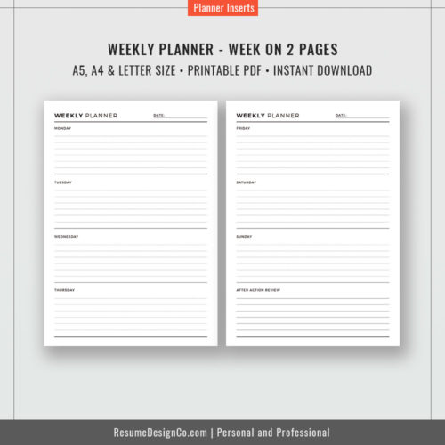 Ultimate Planner Bundle, Daily, Weekly, Monthly, Goal Planner, Letter ...